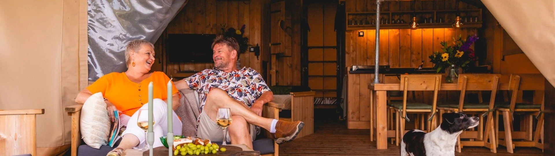 Ijsselhof urlaub mit hund safarizelt