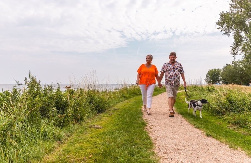 Urlaub ijsselmeer hund gassi