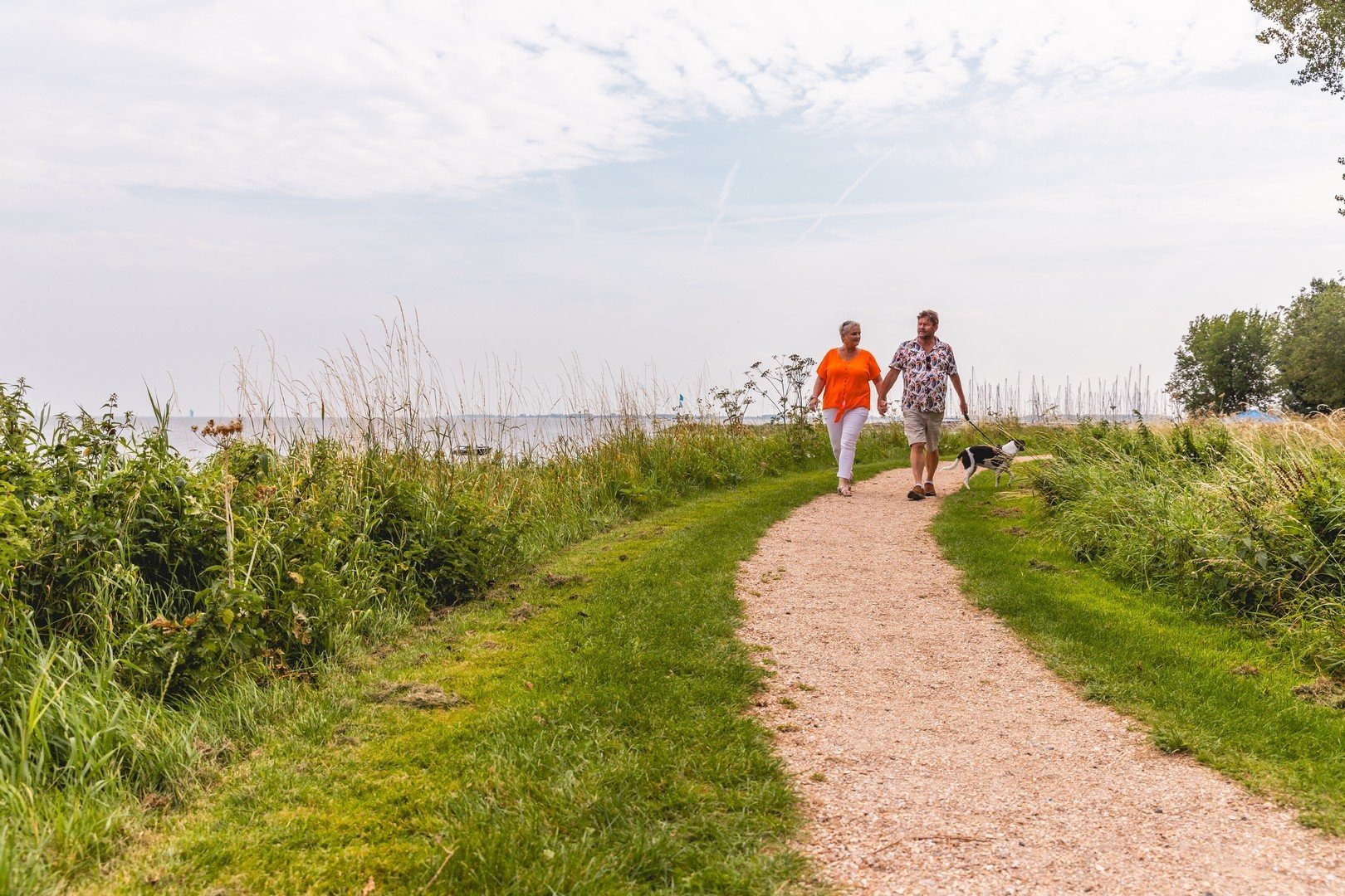 Wandelen met de hond villavakantiepark ijsselhof